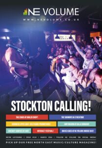 March Edition of NE Volume Magazine featuring news releases and artist interviews by Joanna Long (contributor) of Echoes In Ink