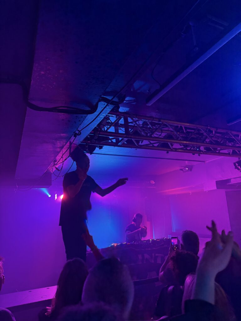 Photo taken at Utah Saints gig KU Stockton 6th March 2026 by Joanna Long, Echoes In Ink