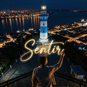 Album artwork for new album, SENTIR, from WIKIMAN, an independent musician, composer, and producer from Ecuador, used for a Q&A exclusive interview with Joanna Long from Echoes In Ink.