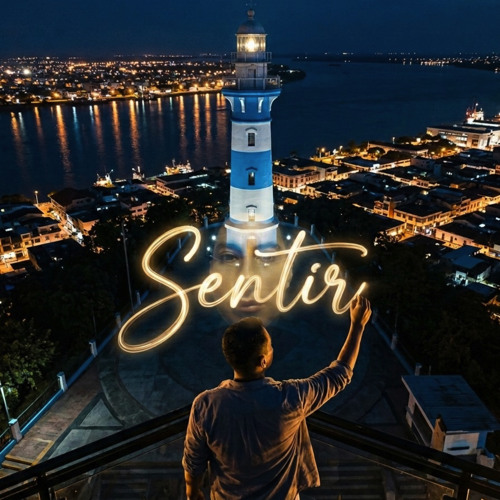Album artwork for new album, SENTIR, from WIKIMAN, an independent musician, composer, and producer from Ecuador, used for a Q&A exclusive interview with Joanna Long from Echoes In Ink.