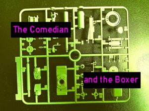 Artwork for 'The Comedian and The Boxer', the new track release from successpit, reviewed by Joanna Long from Echoes In Ink