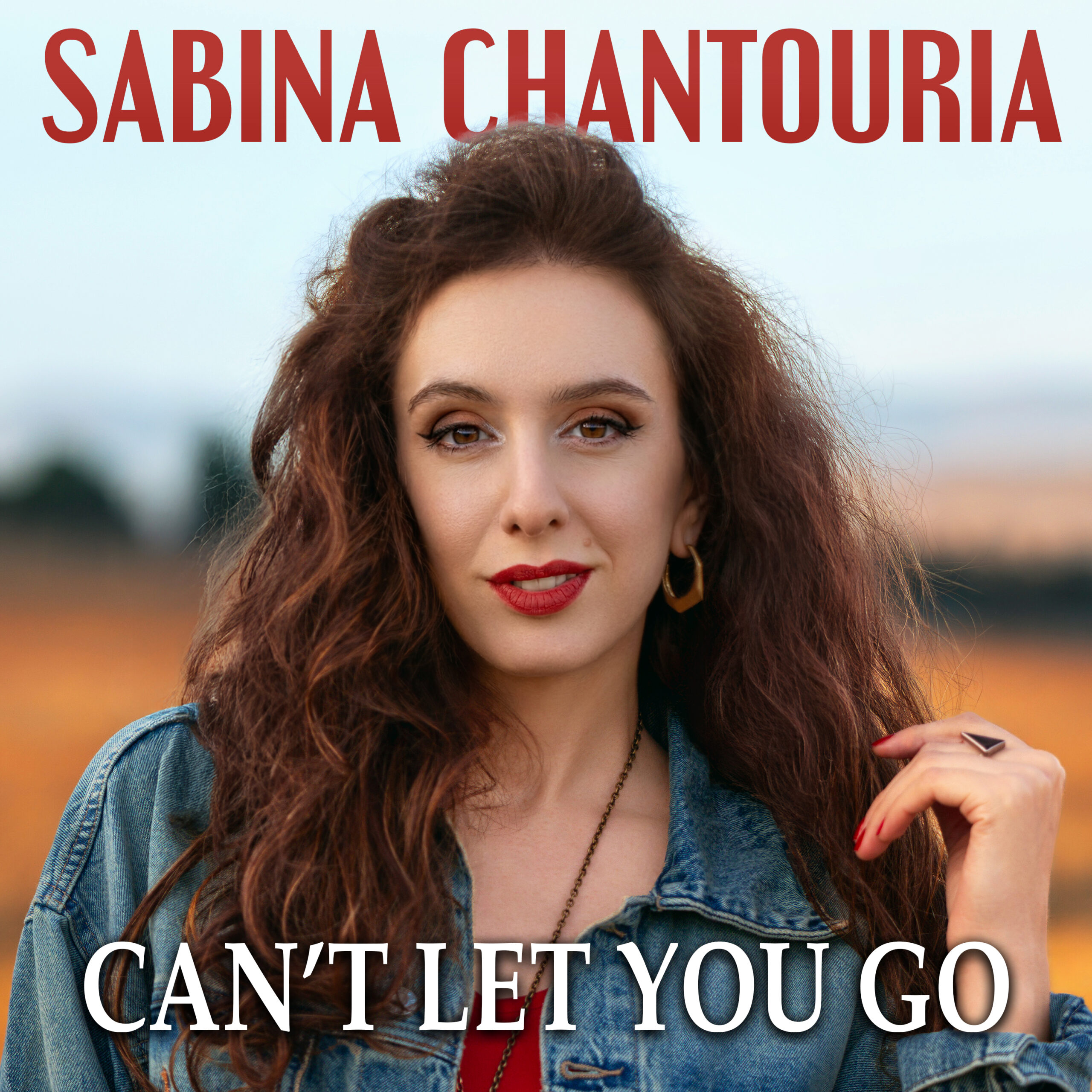 Artwork for new track release by Sabina Chantouria, 'Can't Let You go', reviewed by Joanna Long of Echoes In Ink