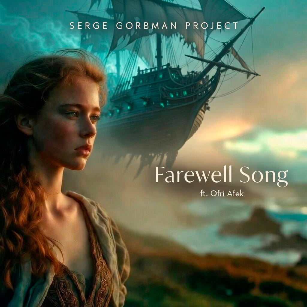 Artwork cover for 'Farewell Song' by Serge Gorbman Project, reviewed by Joanna Long from Echoes In Ink