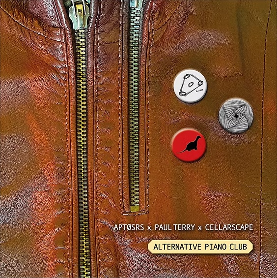 Artwork for the new album, 'Alternative Piano Club', a collection of works from Paul Terry x Aptøsrs x Cellarscape, reviewed by Joanna Long of Echoes In Ink