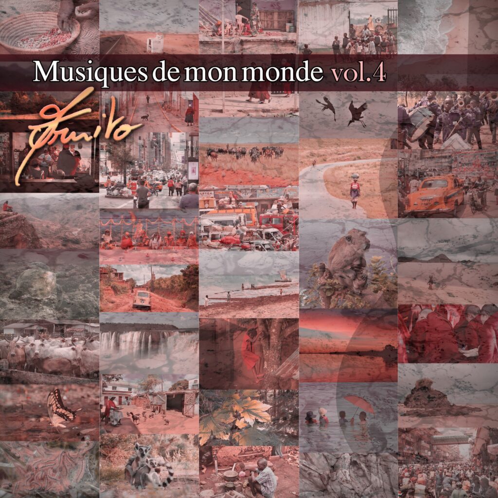Cover artwork for the latest EP from Arnito, 'Musiques de mon monde, vol. 4" reviewed by Joanna Long for Echoes In Ink