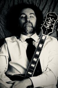 Image of artist 'The White Whisper' used for a review of their track 'Lunar Shadows' reviewed by Joanna Long for Echoes In Ink