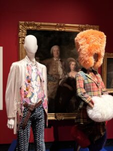 Photo of Vivienne Westwood creations taken by Joanna Long at the exhibition at The Bowes Museum, reviewed for Echoes In Ink 2026